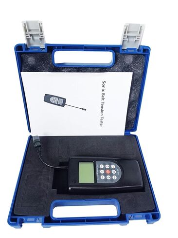 Belt Tension Measuring Instrument Sonic Tension Meter with Measurement Range 10Hz~680Hz 20 Set Data Storage Display Accuracy ±1Hz Belt Free Strand Length Max 9999 mm LCD Display in Kuwait