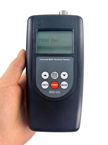 Infrared Belt Tension Tester Belt Tension Gauge with Measurement Range 10Hz~500Hz Digital Sampling Error <1% Display Error ±1Hz Unit of Measurement Metric m, kg/m, N in Kuwait