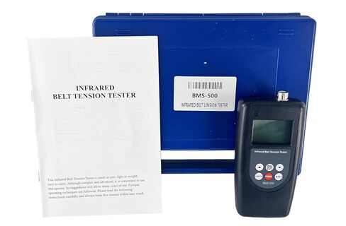 Infrared Belt Tension Tester Belt Tension Gauge with Measurement Range 10Hz~500Hz Digital Sampling Error <1% Display Error ±1Hz Unit of Measurement Metric m, kg/m, N in Kuwait