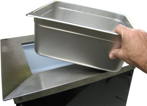 Drop-in Commercial Refrigeration Cold Well Chiller Insert for Coffee Counters to keep Milk & Cream refrigerated fresh 120 Volts in Saudi Arabia