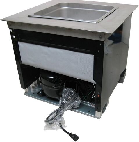 Drop-in Commercial Refrigeration Cold Well Chiller Insert for Coffee Counters to keep Milk & Cream refrigerated fresh 120 Volts in Saudi Arabia