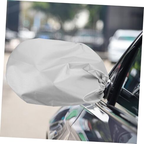 OUNONA 2 قطعة مرآة الرؤية الخلفية للسيارات سهلة التركيب تناسب المرايا الجانبية اليسرى واليمنى درع تلف الغبار in Kuwait