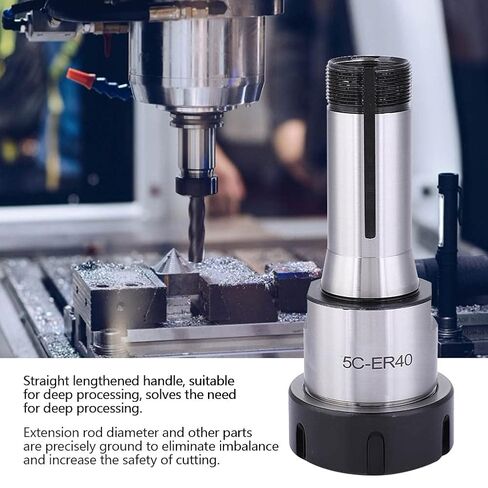 حامل ظرف كوليت 5C ER40 لآلات الطحن باستخدام الحاسب الآلي، حامل قطع طحن فولاذي عالي الدقة، متين وعملي، يقلل من أدوات التمديد، ويزيد من الكفاءة in Kuwait