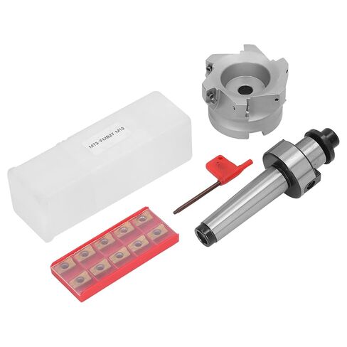 Milling Cutter Holder Set MT3 FMB27 Face Mill Cutter with 1604APMT Inserts High Precision Durable 6 Flute Design for Metalworking CNC Machining in Kuwait