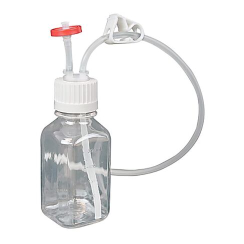 Thomas 438-0004-FLS-TMS EZBio Single-Use Bottle Assembly with Dip Tube, 250 mL, 38-430 Versa Cap, 9.4" Height, 2.4" Width, 2.4" Length, PC/TPE (Pack of 10) in Saudi Arabia