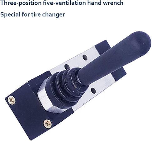3 Position 5 Port Manual Pneumatic Control Valve, 5/3 Way Hand Controlled Switch Lever Operated Tire Changer, 1pc in Kuwait