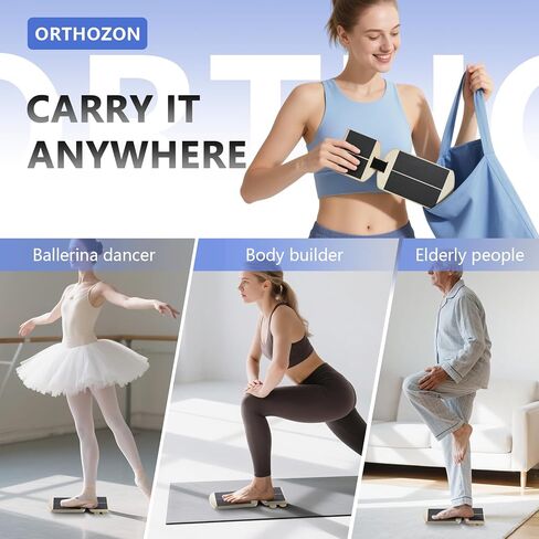 Ankle Balance Board Foot Strengthener – Adjustable Stability Trainer for Ankle and Leg Exercise, Balance Training, Physical Therapy, Mobility Core Workout at Home or Gym in Saudi Arabia