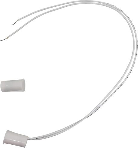 20 Mini White Recessed Door Contacts NC Security Alarm Door Window Sensors With Magnetic Reed Switch. These ¾" Door Contact Position switches DCS Work with All Access Control and Burglar Alarm Systems in Saudi Arabia