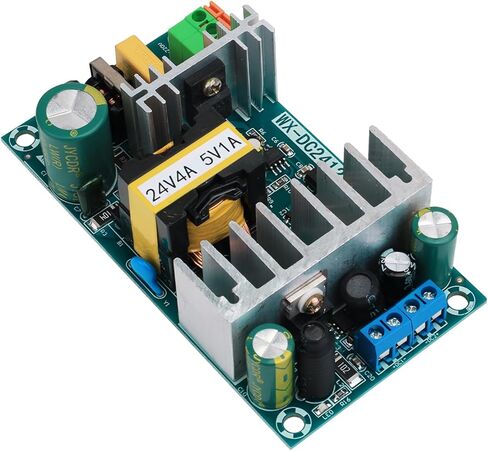 AC to DC Isolated Power Supply Module 120W, Dual Output DC 24V 4A & 5V 1A, Wide Input AC 90–256V 50-60Hz, Industrial Grade Power Supply for Electronic Equipment, Solar PV Systems in Kuwait