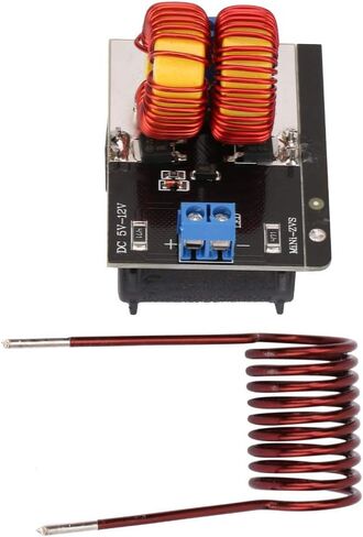 DC 5V-12V ZVS Induction Heater, 120W ZVS Induction Heating Module, Mini Inductor Heater with 55x37x1.6mm PCB Board, Heating Coil Circuit Electronic Components, 50HZ in Saudi Arabia