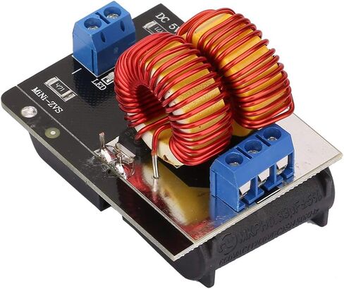 DC 5V-12V ZVS Induction Heater, 120W ZVS Induction Heating Module, Mini Inductor Heater with 55x37x1.6mm PCB Board, Heating Coil Circuit Electronic Components, 50HZ in Saudi Arabia