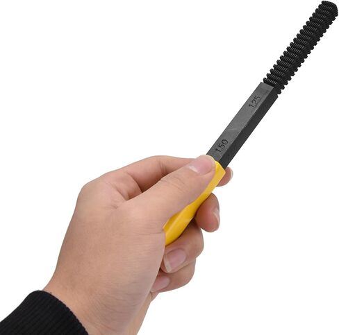 HERCHR Carbon Ste Thread File, Thread Repair File Thread Restoring File Thread File Screw Thread Restoring Tool Repair Accessory with Detachable Handle for Home Decoration Maintenance in Saudi Arabia