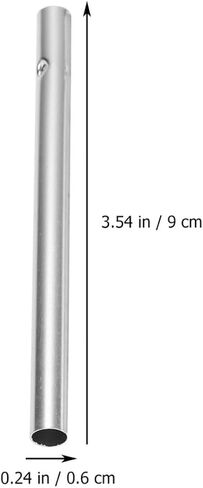 20 Pcs DIY Aluminum Wind Chime Tubes 6Mm Diameter 90Mm Length Wind Chime Replacement Supplies for Garden Outdoor Craft Projects in Saudi Arabia