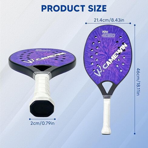 Colaxi 2X Beach Tennis Rackets Beach Tennis Paddles Nonslip Grip Beach Tennis Racquet with Storage Bag for Park Playground Courtyard in Saudi Arabia