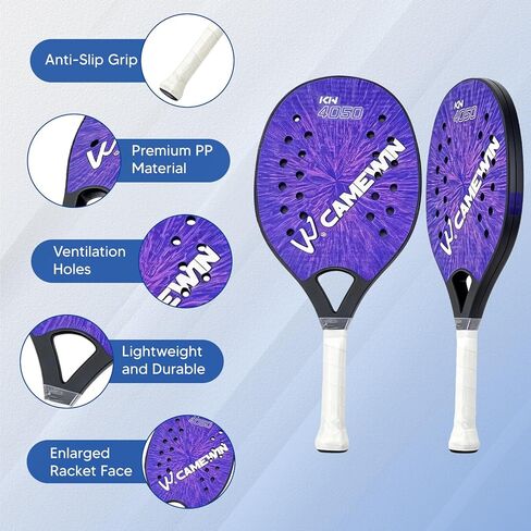 Colaxi 2X Beach Tennis Rackets Beach Tennis Paddles Nonslip Grip Beach Tennis Racquet with Storage Bag for Park Playground Courtyard in Saudi Arabia