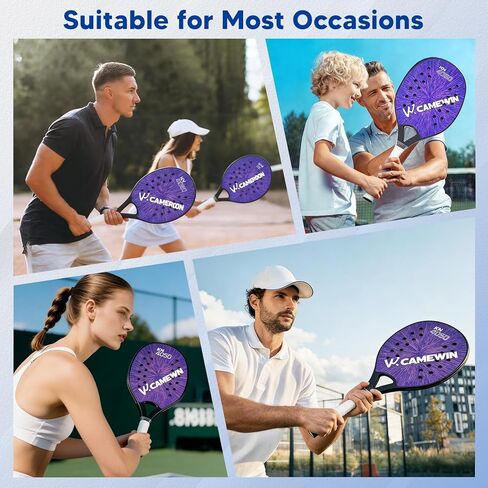 Colaxi 2X Beach Tennis Rackets Beach Tennis Paddles Nonslip Grip Beach Tennis Racquet with Storage Bag for Park Playground Courtyard in Saudi Arabia