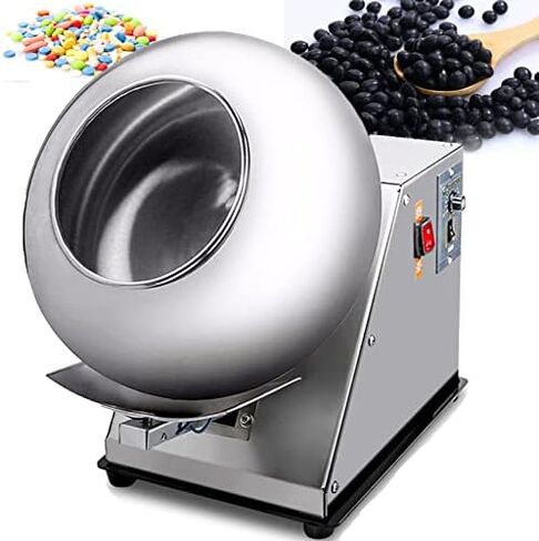 Automatic Tablet Coating Machine - Mini Chocolate & Sugar Coating Pan for Nuts, Small Commercial Use, 110V - Ideal for Table Top Candy Coating, Peanut & Nut Coater in Saudi Arabia