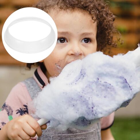 KALLORY Portable Cotton Candy Machine Cover Small Plastic Candy Floss Maker Enclosure for and Home Use in Saudi Arabia