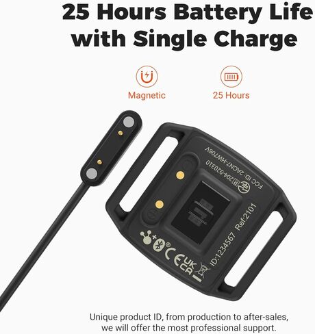 COOSPO Armband Heart Rate Monitor, Bluetooth ANT+ HR Optical Sensor for Sport, Rechargeable Dual Band IP67 HRM, Compatible with Peloton,Wahoo,Polar Beat,Strava,DDP Yoga in Kuwait