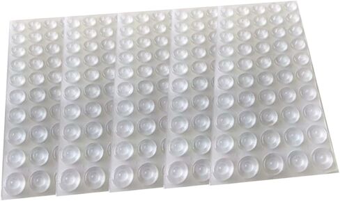 Artibetter 200pcs Slip Furniture Pads Door Knob Particles Soundproofing Door Seal for Cabinets and Wall Guard in Saudi Arabia
