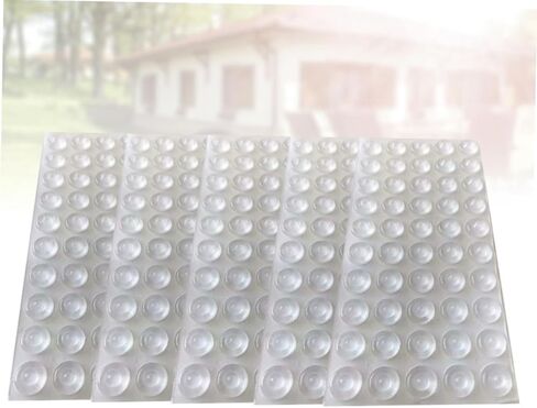 Artibetter 200pcs Slip Furniture Pads Door Knob Particles Soundproofing Door Seal for Cabinets and Wall Guard in Saudi Arabia