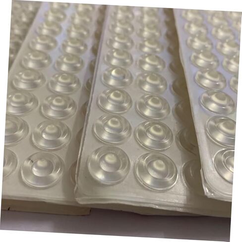 Artibetter 200pcs Slip Furniture Pads Door Knob Particles Soundproofing Door Seal for Cabinets and Wall Guard in Saudi Arabia