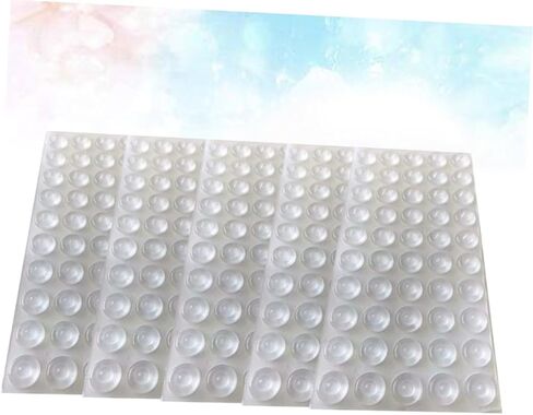 Artibetter 200pcs Slip Furniture Pads Door Knob Particles Soundproofing Door Seal for Cabinets and Wall Guard in Saudi Arabia