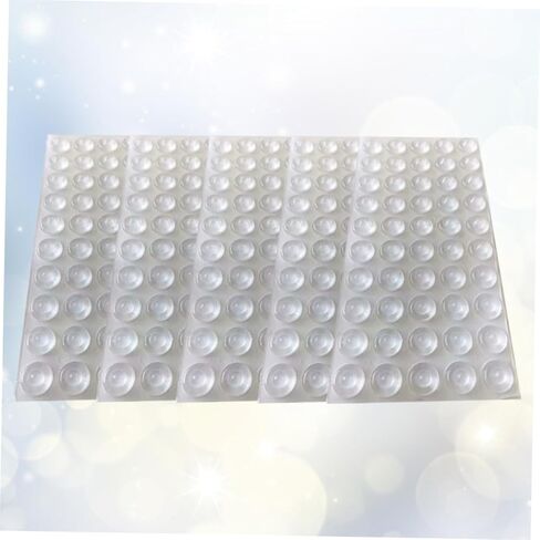 Artibetter 200pcs Slip Furniture Pads Door Knob Particles Soundproofing Door Seal for Cabinets and Wall Guard in Saudi Arabia