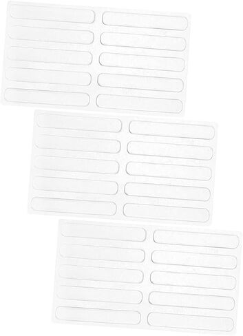 Holibanna 30Pcs Cabinet Door Bumpers Transparent Pads for Glass and Furniture Sound Dampening Stoppers Easy to Apply Bumper Strips for Home Protection in Saudi Arabia