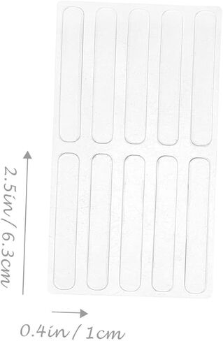 Holibanna 30Pcs Cabinet Door Bumpers Transparent Pads for Glass and Furniture Sound Dampening Stoppers Easy to Apply Bumper Strips for Home Protection in Saudi Arabia