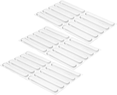 POPETPOP 30 قطعة من مصدات أبواب الخزانة الشفافة، وسادات ممتصة للصدمات للطاولات الزجاجية، وسدادات الأبواب الممتصة للصدمات، سهلة الاستخدام، وشرائط مصد لاصقة للخزانات in Kuwait