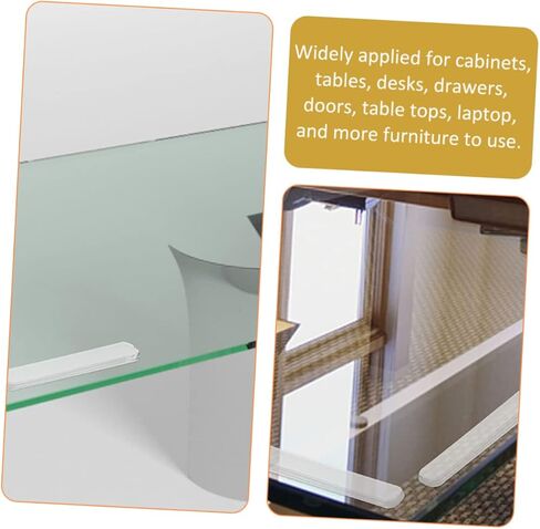 POPETPOP 30 قطعة من مصدات أبواب الخزانة الشفافة، وسادات ممتصة للصدمات للطاولات الزجاجية، وسدادات الأبواب الممتصة للصدمات، سهلة الاستخدام، وشرائط مصد لاصقة للخزانات in Kuwait