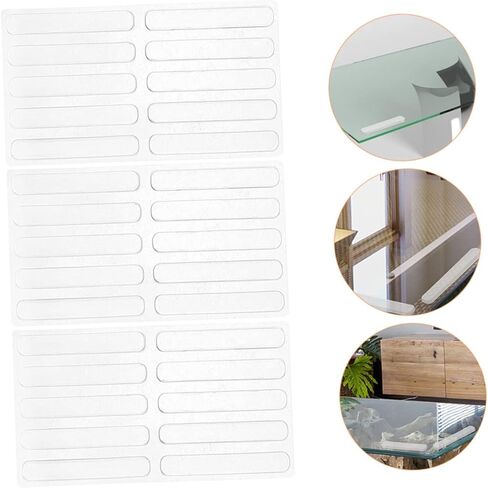POPETPOP 30 قطعة من مصدات أبواب الخزانة الشفافة، وسادات ممتصة للصدمات للطاولات الزجاجية، وسدادات الأبواب الممتصة للصدمات، سهلة الاستخدام، وشرائط مصد لاصقة للخزانات in Kuwait