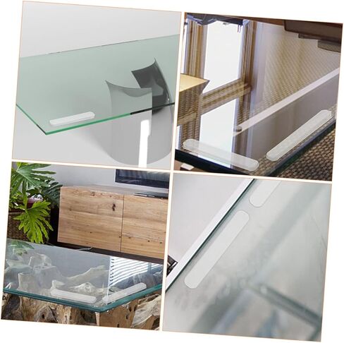 POPETPOP 30 قطعة من مصدات أبواب الخزانة الشفافة، وسادات ممتصة للصدمات للطاولات الزجاجية، وسدادات الأبواب الممتصة للصدمات، سهلة الاستخدام، وشرائط مصد لاصقة للخزانات in Kuwait