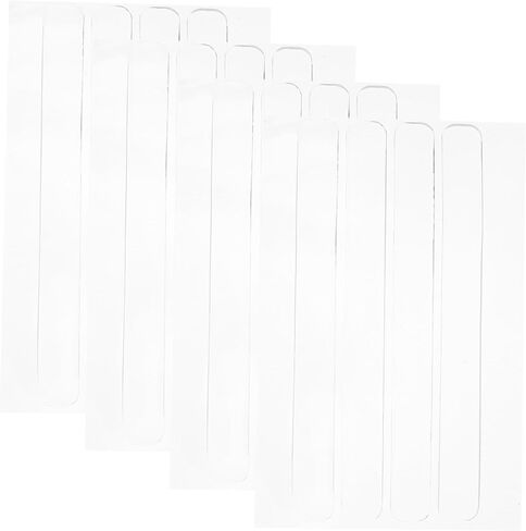 ULTECHNOVO 20pcs Self-Adhesive Silicone Bumper Strips for Cabinets Doors Windows Collision Pads for Furniture Protection Easy to Install Invisible Design in Kuwait