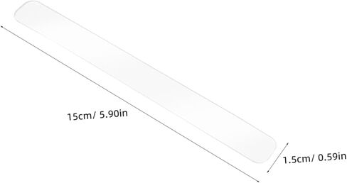 ULTECHNOVO 20pcs Self-Adhesive Silicone Bumper Strips for Cabinets Doors Windows Collision Pads for Furniture Protection Easy to Install Invisible Design in Kuwait