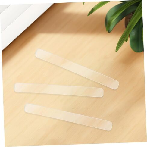 ULTECHNOVO 20pcs Self-Adhesive Silicone Bumper Strips for Cabinets Doors Windows Collision Pads for Furniture Protection Easy to Install Invisible Design in Kuwait