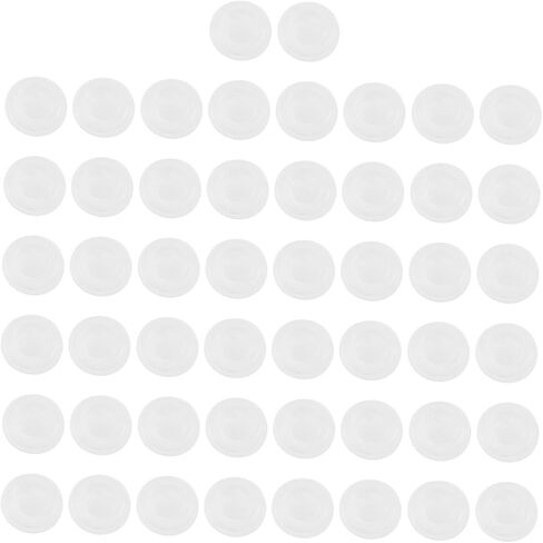 Holibanna 50pcs Cabinet Door Bumpers Sound Dampening Adhesive Pads for Furniture and Picture Frames Noise Reduction and Collision in Saudi Arabia