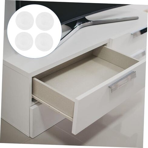 Holibanna 50pcs Cabinet Door Bumpers Sound Dampening Adhesive Pads for Furniture and Picture Frames Noise Reduction and Collision in Saudi Arabia
