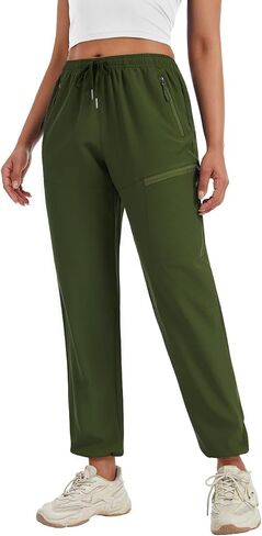 Cosy Pyro Women's Hiking Pants Quick Dry Lightweight Cargo Pants with Zipper Pockets Golf Travel Work Camping in Saudi Arabia