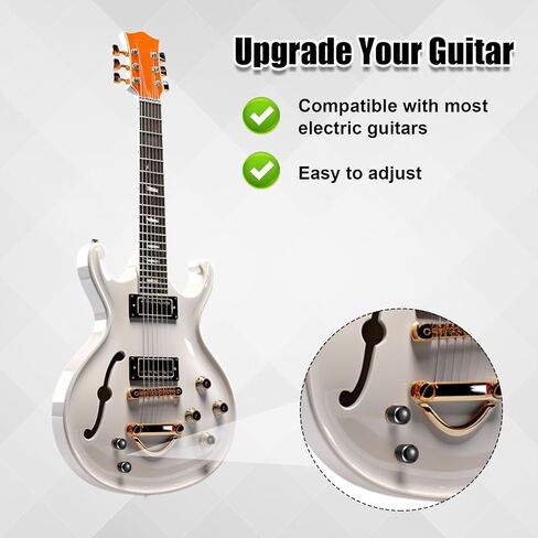 4pcs Electric Guitar Knobs, Black Nickel Guitar Knobs Guitar Volume Tone Knobs Metal Guitar Knobs Guitar Metal Dome Knobs with Hex Wrench for Electric Guitar Bass in Saudi Arabia