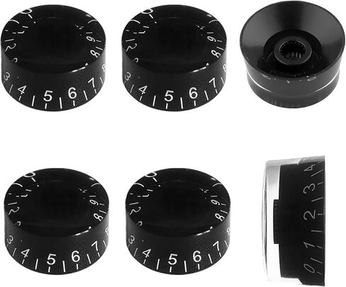 6 قطع من مقابض الجيتار الكهربائي 24 مقبضًا لحجم الجيتار الرفيع، مقبض التحكم في درجة الصوت وسرعة الصوت لأجزاء طراز Les Paul in Kuwait