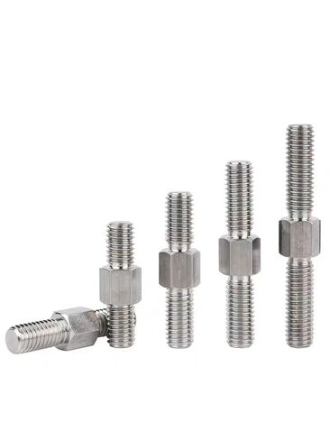 304ss Double Ended Threaded Rods - M5 M6 M8 Positive and Negative Thread Bar (2pcs) - Custom Lengths Available 2pc(M6x30mm) in Saudi Arabia