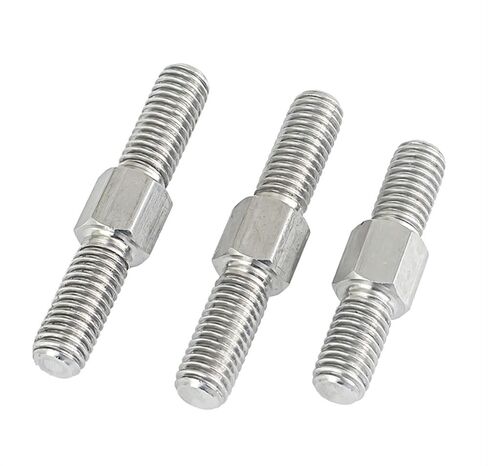 304ss Double Ended Threaded Rods - M5 M6 M8 Positive and Negative Thread Bar (2pcs) - Custom Lengths Available 2pc(M6x30mm) in Saudi Arabia