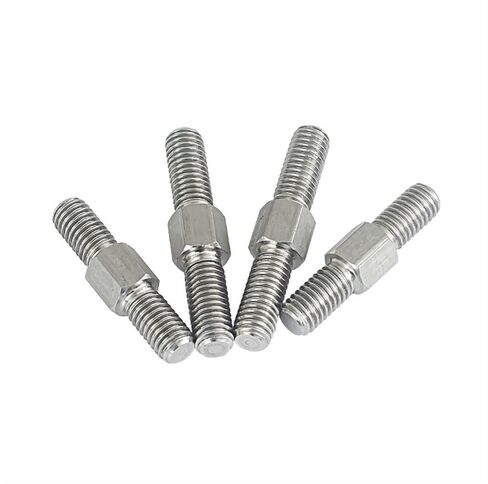 304ss Double Ended Threaded Rods - M5 M6 M8 Positive and Negative Thread Bar (2pcs) - Custom Lengths Available 2pc(M6x30mm) in Saudi Arabia