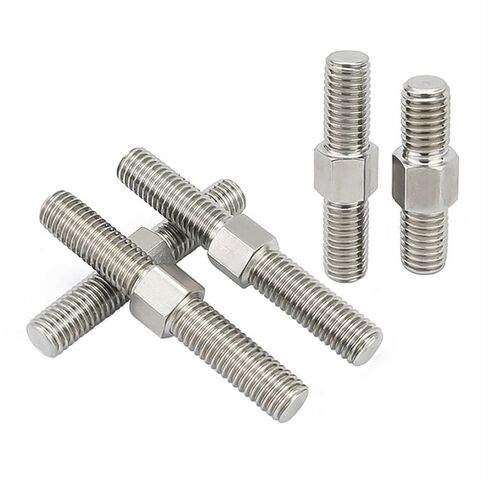 M16 Double End Threaded Rod - Left and Right Threaded Rod Bar, 60mm & 150mm Lengths, Durable Fastener Solution 1pc(M16x100mm) in Saudi Arabia