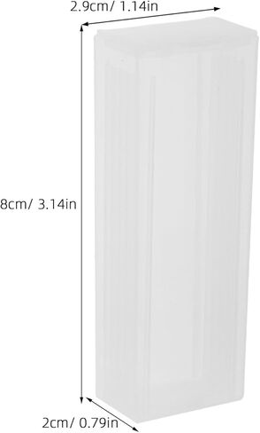 Luxshiny 50pcs Lab Staining Jars with 5-slot Wide Plastic Microscope Slide Holder Rack for Laboratory Slide Staining and Storage for Medical and Scientific Use in Saudi Arabia