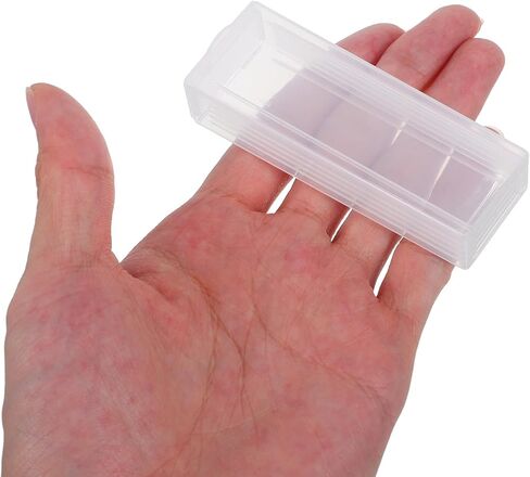 50pcs Wide Opening Plastic Glass Slide Staining Jars with 5-compartment Slide Rack Holder Laboratory Storage Container for Sample Processing and Lab Experiments in Saudi Arabia