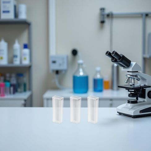50pcs Wide Opening Plastic Glass Slide Staining Jars with 5-compartment Slide Rack Holder Laboratory Storage Container for Sample Processing and Lab Experiments in Saudi Arabia