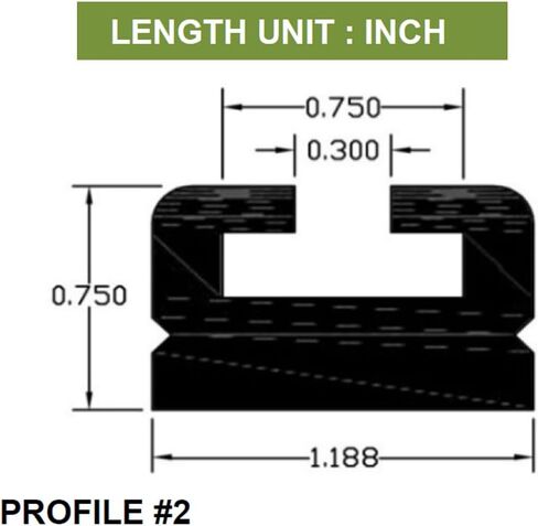 SPI, 40-8, Pair of Black Snowmobile Slide Rail Wearstrips for Arctic Cat & for Yamaha 56" Profile 2 in Saudi Arabia